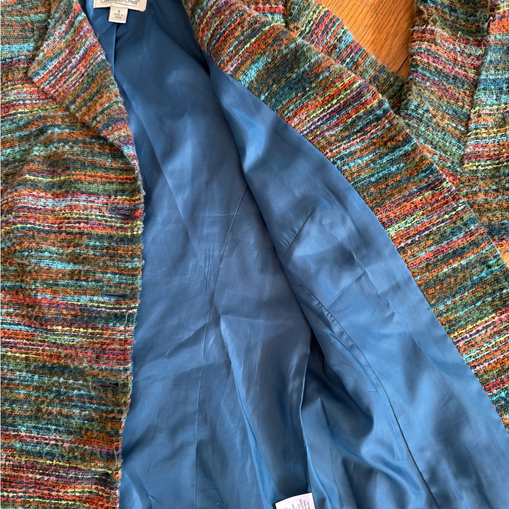 Coldwater Creek tapestry blazer - Picture 4 of 5